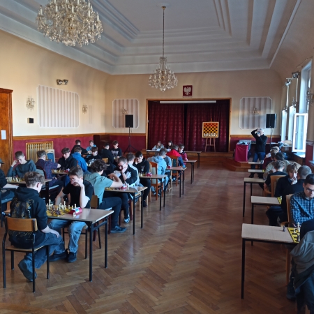 Szachowe zmagania w naszej szkole