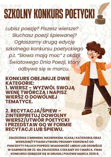 Szkolny Konkurs Poetycki