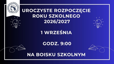 NOWY ROK SZKOLNY 2026/2027
